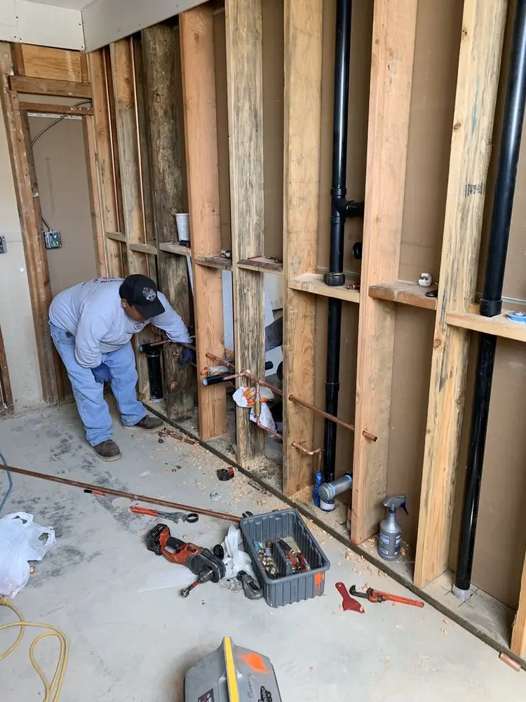 Commercial rough-in plumbing for Water Heater Replacement in South Brunswick